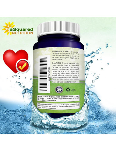 Suplemento CoQ10 aSquared 400mg 200 Cápsulas Veganas