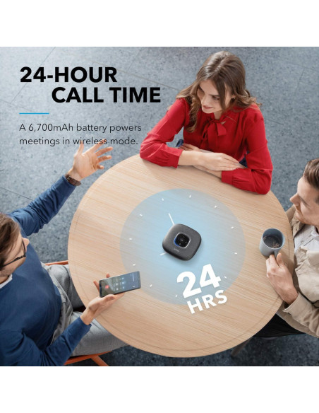 Altavoz Bluetooth Anker PowerConf 6 Micrófonos 24h Llamadas