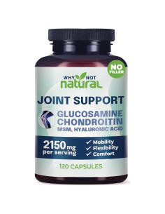 Suplemento de Glucosamina y Condroitina Why Not 1200 mg