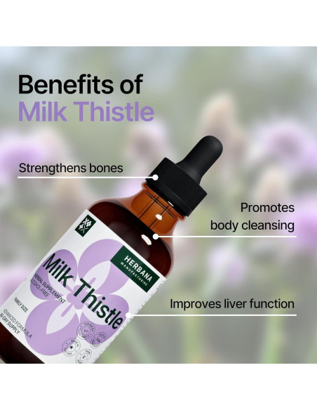 Extracto Líquido de Cardo Mariano 118 ml - Suplemento Herbal