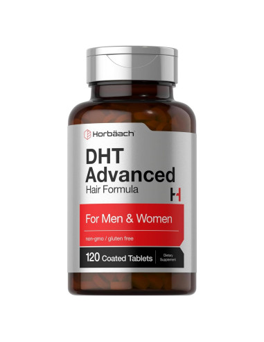 Suplemento DHT para el Cabello Horbaach | 120 Tabletas | Sin OGM