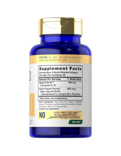 Carlyle CoQ10 600 mg Mega Q-Sorb 60 Gelatinas Blandas 2