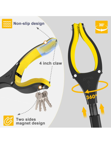 Agarrador Plegable Ronivante 121,9 cm Magnético Antideslizante