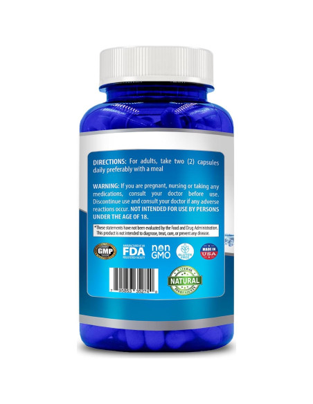 CoQ10 Natural 400mg 200 Cápsulas Alta Absorción Sin Gluten