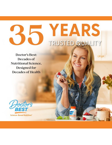 CoQ10 Plus PQQ Doctor's Best 60 Cápsulas Veganas Alta Absorción