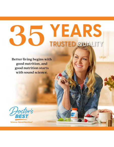 CoQ10 Alta Absorción Doctor's Best 200 mg 60 Cápsulas Vegetales