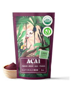Polvo de Aaí Orgánico NaturaleBio 113.4g - Liofilizado