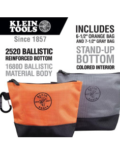 Klein Tools Kit de Almacenamiento 6 Piezas Lona 1680D 2