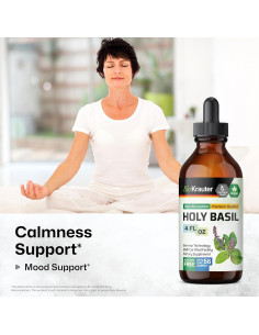 Tinte de Albahaca Sagrada BIO KRAUTER 118 ml - Vegano y Sin Alcohol 2