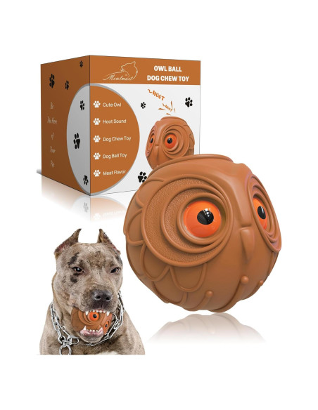 Pelota Giggle Mewlmart para Perros Masticadores 8,79 cm