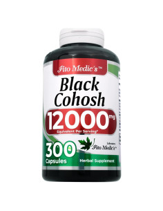 Suplemento Herbal Cohosh Negro FITO MEDIC'S 12000 mg 300 Cápsulas