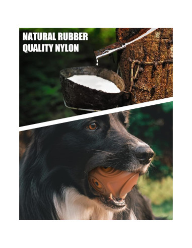 Pelota Giggle Mewlmart para Perros Masticadores 8,79 cm