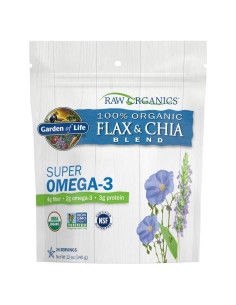 Harina de Linaza y Semillas de Chía Orgánicas 340g Jardín de Vida