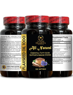 Cápsulas de Aceite de Semilla de Lino Vitalabs 1000 mg - Orgánico 2