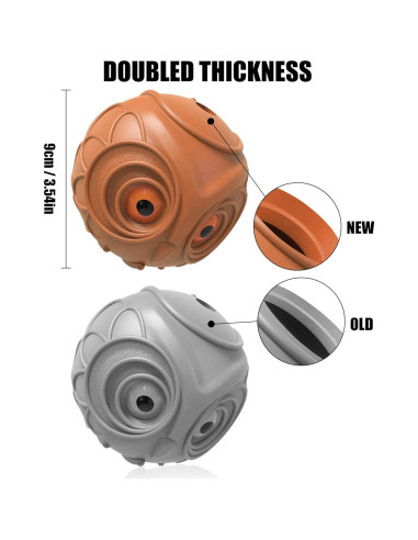 Pelota Giggle Mewlmart para Perros Masticadores 8,79 cm