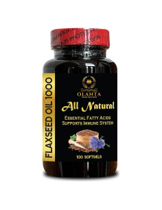 Aceite de Semilla de Lino Vegano 1000 mg Vitalabs - Orgánico