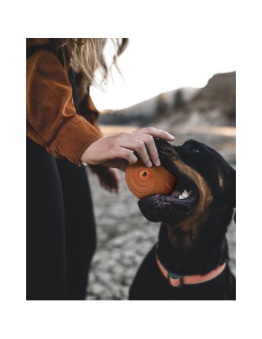 Pelota Giggle Mewlmart para Perros Masticadores 8,79 cm