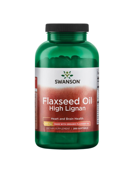 Aceite de Semilla de Lino Swanson 200 G - Omega 3 ALA