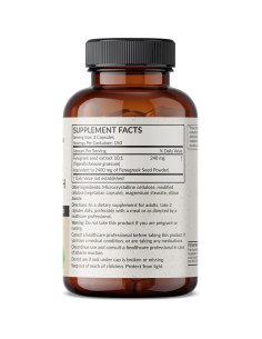 Futurebiotics Fenogreco Extra Fuerte 2400 MG 300 Cápsulas Veganas 2