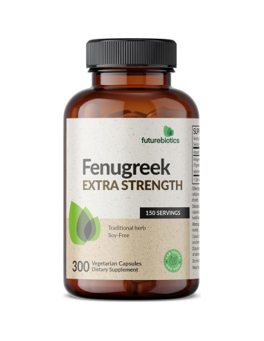 Futurebiotics Fenogreco Extra Fuerte 2400 MG 300 Cápsulas Veganas