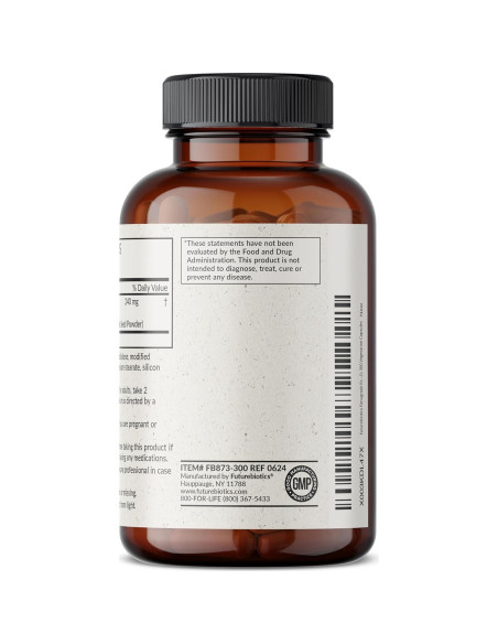 Futurebiotics Fenogreco Extra Fuerte 2400 MG 300 Cápsulas Veganas