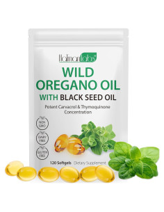Suplemento Aceite de Orégano Softgels 120 Cápsulas 6000mg