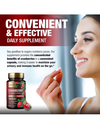 Píldoras de Arándano Built by Nature 25000mg 60 Cápsulas Veganas