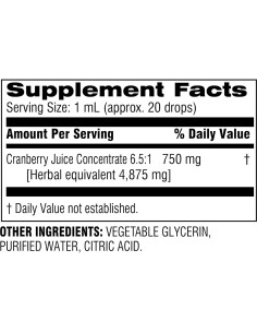 Extracto Líquido de Arándano Sin Alcohol Botanic Choice 29.57 ml 2