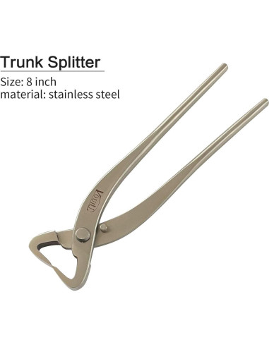 Juego de herramientas de bonsái Vouiu 6 piezas acero inoxidable