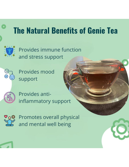 Té Adaptogénico 1Balance Living con Ashwagandha y Menta - 30 Bolsitas