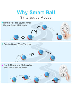 Bola Interactiva para Perros Bolpetizo 8.18cm Control Remoto 2