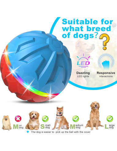 Bola Interactiva para Perros Bolpetizo 8.18cm Control Remoto