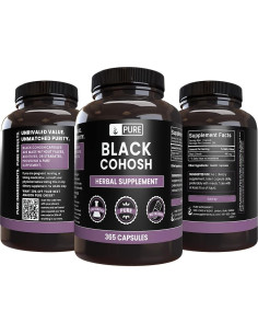 Cohosh Negro Puro 365 Cápsulas - Sin Aditivos - Ingredientes Orgánicos 2