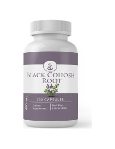 Raíz de Cohosh Negro Puro Ingredientes Originales 100 Cápsulas