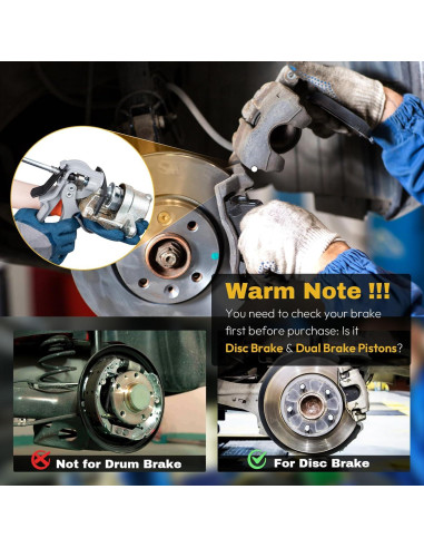 Compresor de Pastillas de Freno Craimil 24300 para Coches