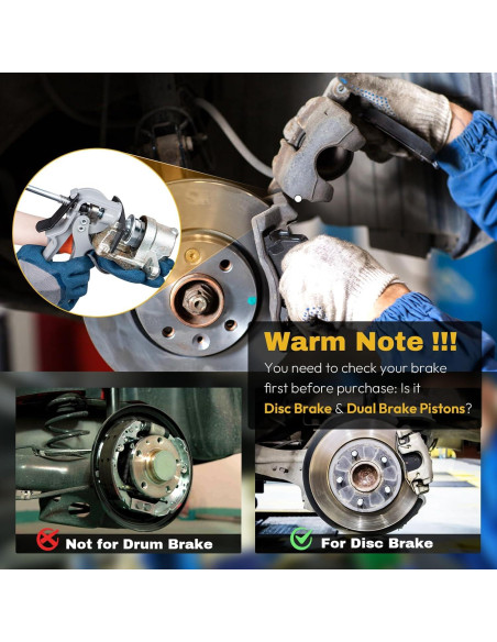 Compresor de Pastillas de Freno Craimil 24300 para Coches