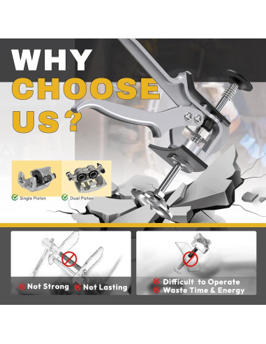 Compresor de Pastillas de Freno Craimil 24300 para Coches