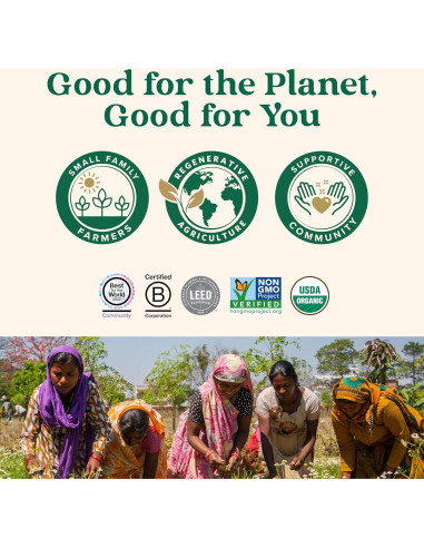 Cápsulas de Psyllium Organic India - Suplemento de Fibra 180 Unidades