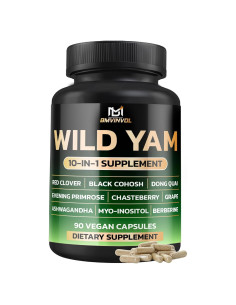Suplemento de Ñame Silvestre BMVINVOL 90 Cápsulas - Equilibrio Hormonal