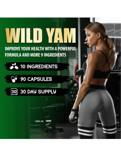 Suplemento de Ñame Silvestre BMVINVOL 90 Cápsulas - Equilibrio Hormonal 2