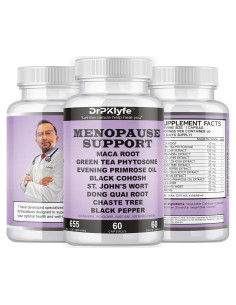 Cápsulas Suplemento Menopausia DrPKlyfe 655mg 60 Unidades