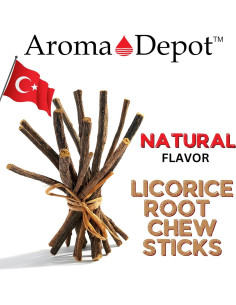 Palitos de Regaliz Natural Aroma Depot 100% Puro 16.5 cm 2