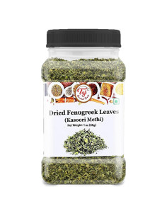 Hojas de Fenogreco Secas TAJ Kasoori Methi 28g - Especias Indias