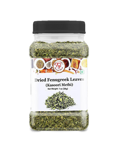Hojas de Fenogreco Secas TAJ Kasoori Methi 28g - Especias Indias
