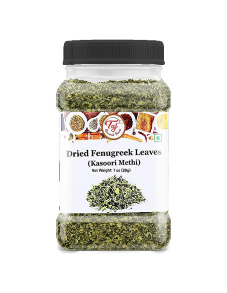 Hojas de Fenogreco Secas TAJ Kasoori Methi 28g - Especias Indias