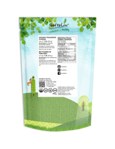 Polvo de Fenogreco Orgánico Food to Live 0.45 kg - Superalimento Vegano 2