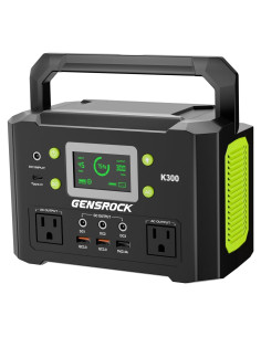 GENSROCK Estación Energía Portátil 300W 222Wh Camping