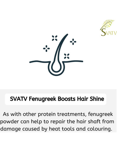 Polvo de Semilla de Fenogreco SVATV 227g - Cuidado Cabello y Piel