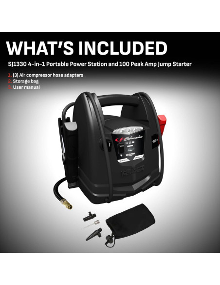 Arrancador 4 en 1 Schumacher SJ1330 1000A Compresor 150 PSI