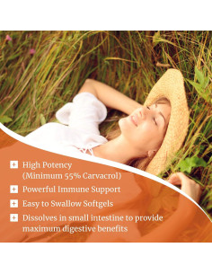 Aceite de Orégano Now Foods 180 Gelatinas Blandas 181mg 2